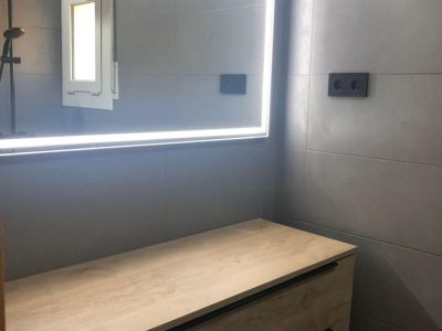 New Bathroom Cabinets Installation